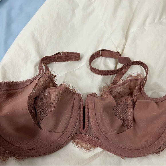 Auden balconette bra Rubine mauve- 36C - underwire bralette - Picture 10 of 10